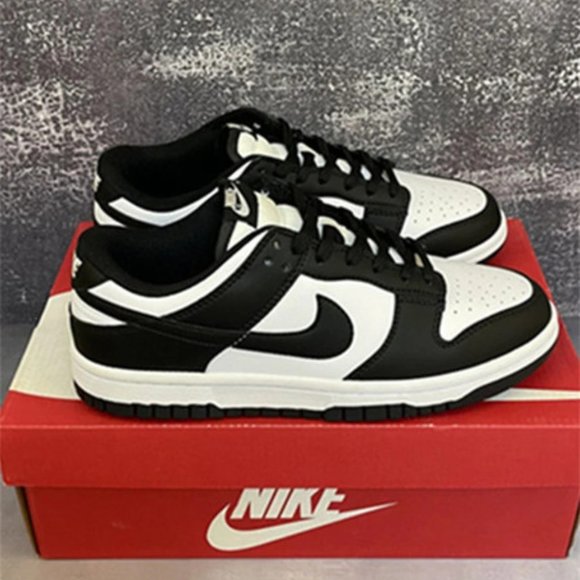Nike ladies casual black and white Panda sneakers
